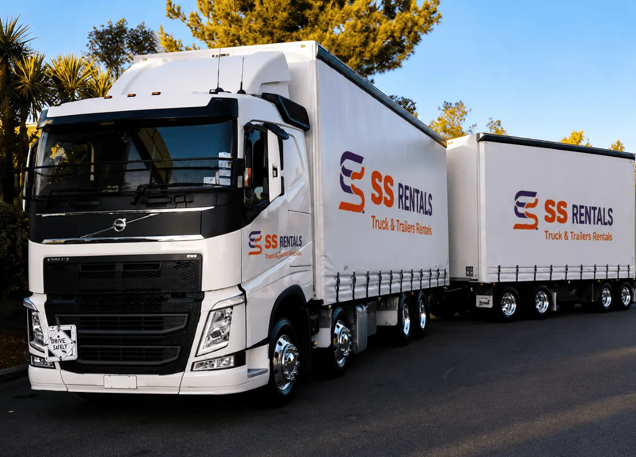 9-Axle Curtainsider Truck + Pull-Trailer Sets